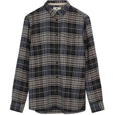 Anerkjendt Akkonrad Structure Shirt XXL BLUE INDIGO XXL Anerkjendt Akkonrad Structure Shirt XXL BLUE INDIGO XXL