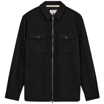 Anerkjendt Akhanky Heavy Twill Overshirt S CAVIAR S Anerkjendt Akhanky Heavy Twill Overshirt S CAVIAR S
