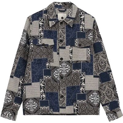 Anerkjendt Akoscar Structure Overshirt XS SKY CAPTAIN XS Anerkjendt Akoscar Structure Overshirt XS SKY CAPTAIN XS