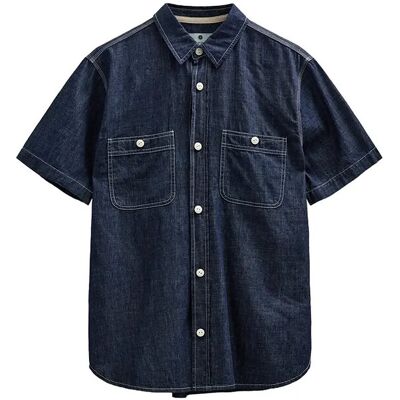Anerkjendt Aktheshirt Chambray Ss Shirt S SKY CAPTAIN S Anerkjendt Aktheshirt Chambray Ss Shirt S SKY CAPTAIN S