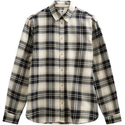 Anerkjendt Akleif Viscose Check Ls Shirt L SKY CAPTAIN L Anerkjendt Akleif Viscose Check Ls Shirt L SKY CAPTAIN L