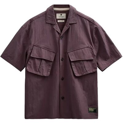Anerkjendt Akotto 2 Pockets S/S Shirt L BLACKBERRY WINE L Anerkjendt Akotto 2 Pockets S/S Shirt L BLACKBERRY WINE L