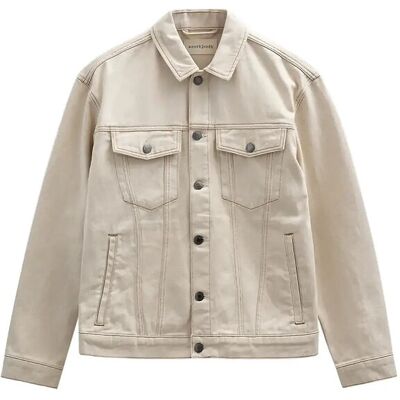Anerkjendt Akkarsten Denim Jacket XL ECRU DENIM XL Anerkjendt Akkarsten Denim Jacket XL ECRU DENIM XL