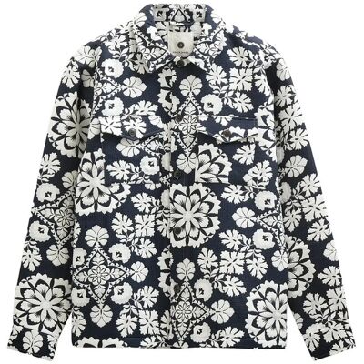Anerkjendt Akoscar Flower Jacq Overshirt M SKY CAPTAIN M Anerkjendt Akoscar Flower Jacq Overshirt M SKY CAPTAIN M