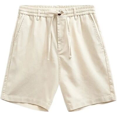 Anerkjendt Akjames Cot/Linen/Vis Ela Shorts M BROWN RICE MELANGE M Anerkjendt Akjames Cot/Linen/Vis Ela Shorts M BROWN RICE MELANGE M