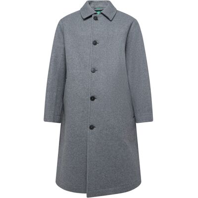 Annarr Anrfrey Wool Overcoat M GREY MELANGE M Annarr Anrfrey Wool Overcoat M GREY MELANGE M