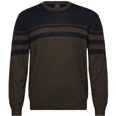 Giorgio Armani Pullover S CHOCOLATE MEL/DEEP N S Giorgio Armani Pullover S CHOCOLATE MEL/DEEP N S