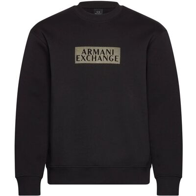 Giorgio Armani Sweatshirt XS BLACK DIAGONAL GOLD XS Giorgio Armani Sweatshirt XS BLACK DIAGONAL GOLD XS