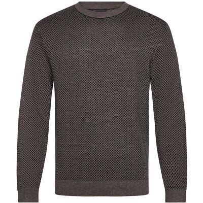 Giorgio Armani Pullover L BLACK/DRIFTWOOD SLOPED L Giorgio Armani Pullover L BLACK/DRIFTWOOD SLOPED L