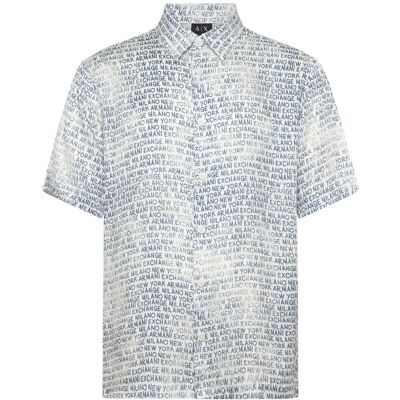 Giorgio Armani Shirt M LETTERING EXT.W/CHIN M Giorgio Armani Shirt M LETTERING EXT.W/CHIN M