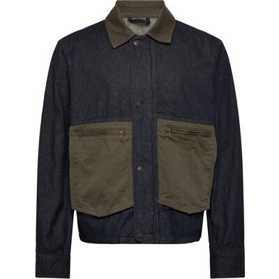 Giorgio Armani Blouson Jacket XXL BLUE DENIM XXL Giorgio Armani Blouson Jacket XXL BLUE DENIM XXL