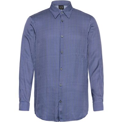 Giorgio Armani Shirt M PIED DE POULE WHITE M Giorgio Armani Shirt M PIED DE POULE WHITE M