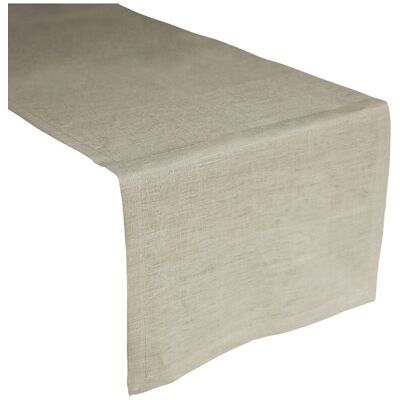 Au Maison Middag Til To-Hør Basic-Vasket 45X140CM LIGHT GREY 45X140CM Au Maison Middag Til To-Hør Basic-Vasket 45X140CM LIGHT GREY 45X140CM