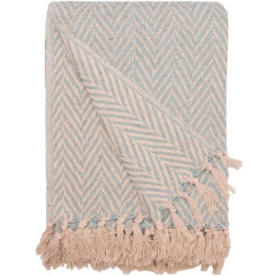 Au Maison Throw 130X180CM MINT/NATURAL 130X180CM Au Maison Throw 130X180CM MINT/NATURAL 130X180CM