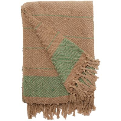 Au Maison Throw, Cara 130X180CM GREEN/CREAM 130X180CM Au Maison Throw, Cara 130X180CM GREEN/CREAM 130X180CM