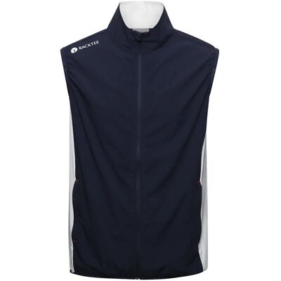 BACKTEE Mens Windbreaker Vest XXXL NAVY XXXL BACKTEE Mens Windbreaker Vest XXXL NAVY XXXL