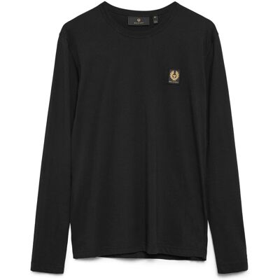 Belstaff Long Sleeved T-Shirt Black XXL BLACK XXL Belstaff Long Sleeved T-Shirt Black XXL BLACK XXL