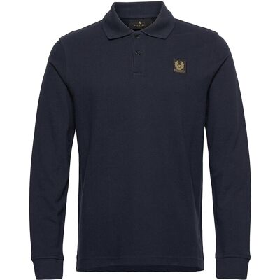 Belstaff Long Sleeved Polo S DARK INK S Belstaff Long Sleeved Polo S DARK INK S