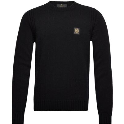 Belstaff Watch Crewneck Jumper S BLACK S Belstaff Watch Crewneck Jumper S BLACK S