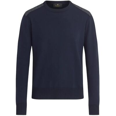Belstaff Kerrigan Crewneck Jumper Black XXL BLACK XXL Belstaff Kerrigan Crewneck Jumper Black XXL BLACK XXL