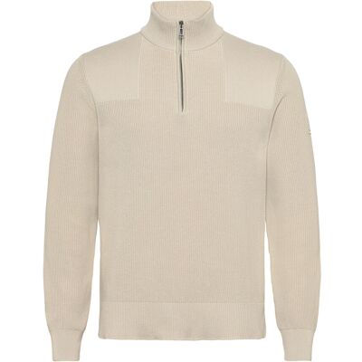 Belstaff Commander Quarter Zip Jumper Silver Birch M SILVER BIRCH M Belstaff Commander Quarter Zip Jumper Silver Birch M SILVER BIRCH M