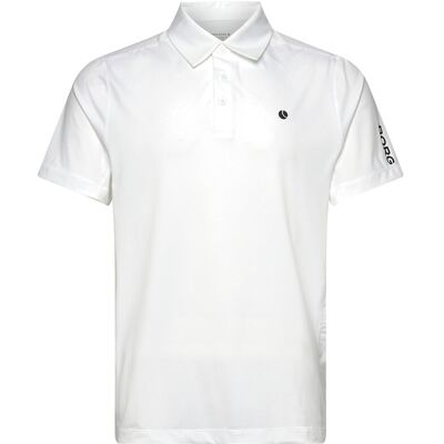 Herrtennispolo Björn Borg Ace Mesh Panel - Vit Herrtennispolo Björn Borg Ace Mesh Panel - Vit