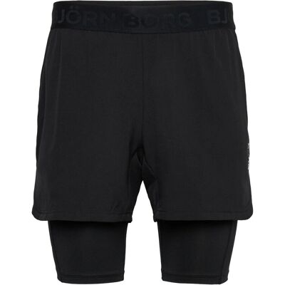 Björn Borg Borg 2 In 1 Shorts L BLACK BEAUTY L Björn Borg Borg 2 In 1 Shorts L BLACK BEAUTY L