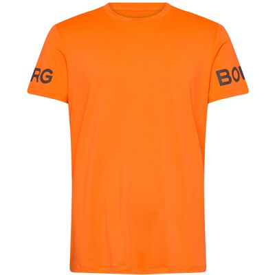 Björn Borg Borg T-Shirt L SHOCKING ORANGE L Björn Borg Borg T-Shirt L SHOCKING ORANGE L