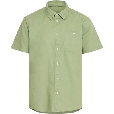 Blend Bhbay Linen Ss Shirt Pp Noos M OIL GREEN M Blend Bhbay Linen Ss Shirt Pp Noos M OIL GREEN M