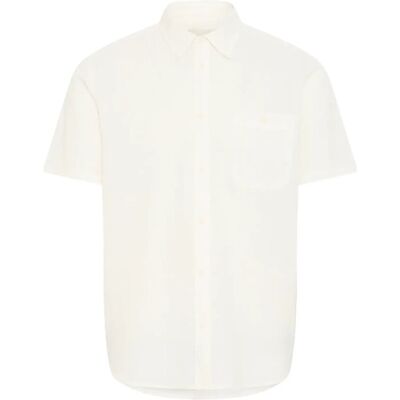Blend Bhbay Linen Ss Shirt Pp Noos M SNOW WHITE M Blend Bhbay Linen Ss Shirt Pp Noos M SNOW WHITE M