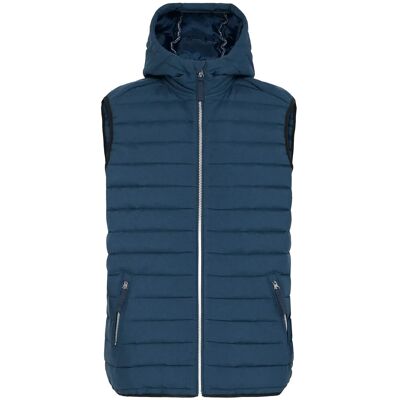 Blend Bhedmar Vest With Hood M DRESS BLUE MELANGE M Blend Bhedmar Vest With Hood M DRESS BLUE MELANGE M