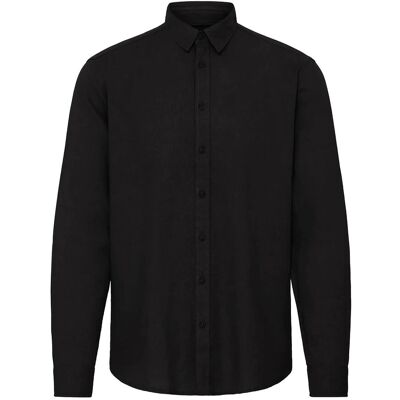 Blend Bhbobby Linen L/S M BLACK BEAUTY M Blend Bhbobby Linen L/S M BLACK BEAUTY M