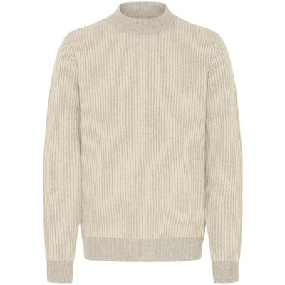 Blend Bhbassel Crew Knit M CROCKERY M Blend Bhbassel Crew Knit M CROCKERY M