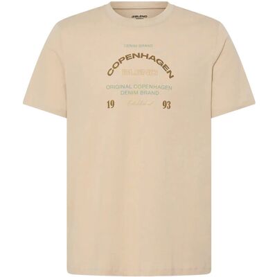 Blend Bhkorneli Logo S/S Tee XXL OYSTER GRAY XXL Blend Bhkorneli Logo S/S Tee XXL OYSTER GRAY XXL