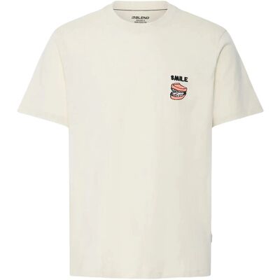 Blend Bhkash Funny Emb S/S Tee L OYSTER GRAY L Blend Bhkash Funny Emb S/S Tee L OYSTER GRAY L