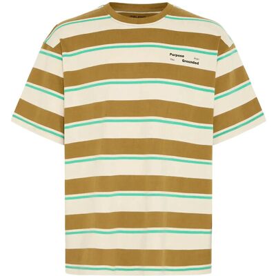 Blend Bhkyran Stripe S/S Tee XXL OYSTER GRAY XXL Blend Bhkyran Stripe S/S Tee XXL OYSTER GRAY XXL