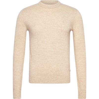 Blend Bhbranko Turtle Knit S CROCKERY MELANGE S Blend Bhbranko Turtle Knit S CROCKERY MELANGE S