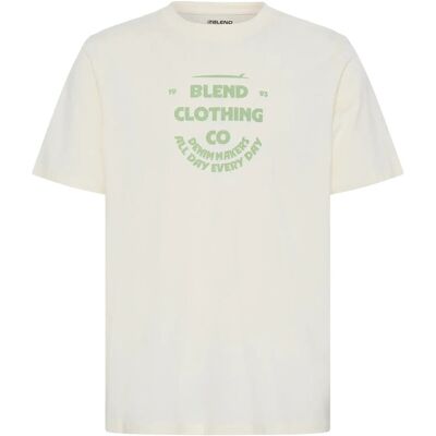 Blend Bhkalle Logo S/S Tee XXL VANILLA ICE XXL Blend Bhkalle Logo S/S Tee XXL VANILLA ICE XXL