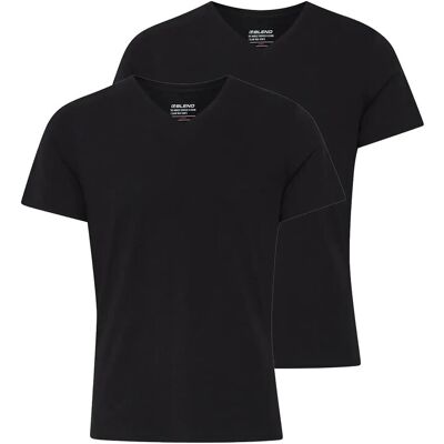 Blend Bhdinton V-Neck Tee 2-Pack XL BLACK XL Blend Bhdinton V-Neck Tee 2-Pack XL BLACK XL