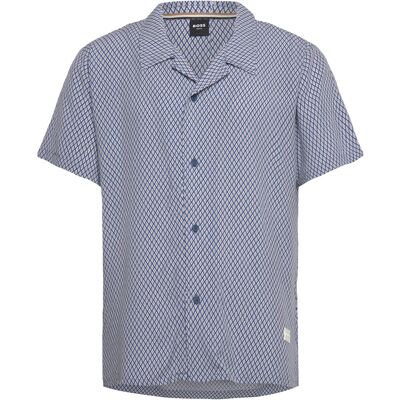 Boss Beach Shirt M OPEN BLUE M Boss Beach Shirt M OPEN BLUE M