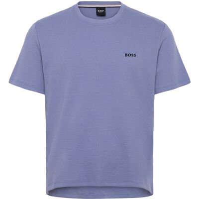 Boss Waffle T-Shirt M LIGHT/PASTEL BLUE M Boss Waffle T-Shirt M LIGHT/PASTEL BLUE M