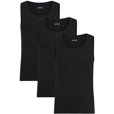 Boss Tanktop3P Ribclassic L BLACK L Boss Tanktop3P Ribclassic L BLACK L