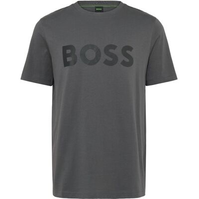 Boss Tee Tape Logo L DARK GREY L Boss Tee Tape Logo L DARK GREY L