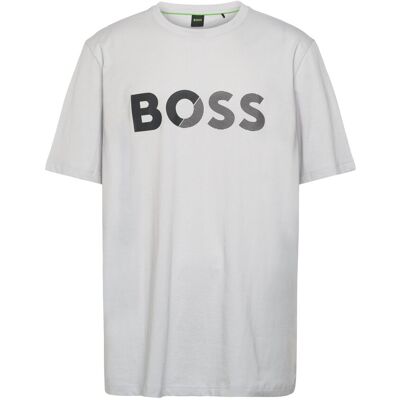 Boss Tee Tape Logo M LIGHT/PASTEL GREY M Boss Tee Tape Logo M LIGHT/PASTEL GREY M