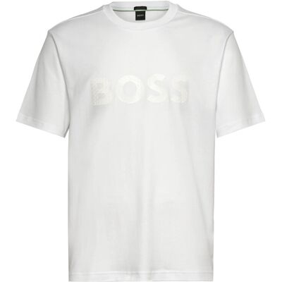 Boss Ts_Mirror Iconic S WHITE S Boss Ts_Mirror Iconic S WHITE S