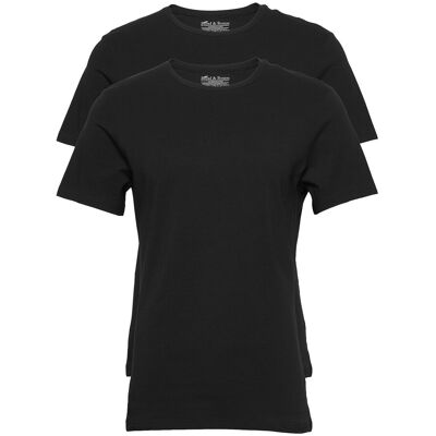Bread & Boxers 2-Pack Crew Neck S BLACK S Bread & Boxers 2-Pack Crew Neck S BLACK S