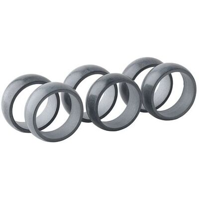 Broste Copenhagen Servietring 'Kit' 6-Pack ONE SIZE LIGHT GREY ONE SIZE Broste Copenhagen Servietring 'Kit' 6-Pack ONE SIZE LIGHT GREY ONE SIZE