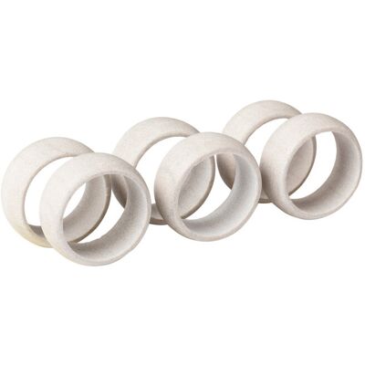 Broste Copenhagen Servietring 'Kit' 6-Pack ONE SIZE SAND ONE SIZE Broste Copenhagen Servietring 'Kit' 6-Pack ONE SIZE SAND ONE SIZE