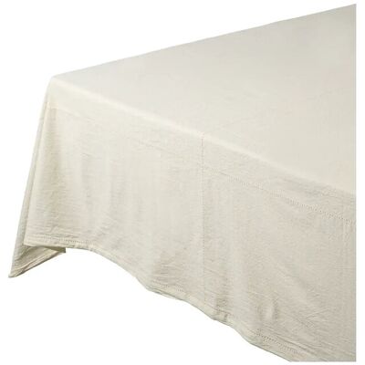 Broste Copenhagen Elin Tablecloth 160X300CM OFF WHITE 160X300CM Broste Copenhagen Elin Tablecloth 160X300CM OFF WHITE 160X300CM