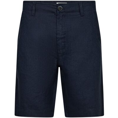 Bruun & Stengade Bs Peppon Regular Fit Shorts 38 NAVY 38 Bruun & Stengade Bs Peppon Regular Fit Shorts 38 NAVY 38